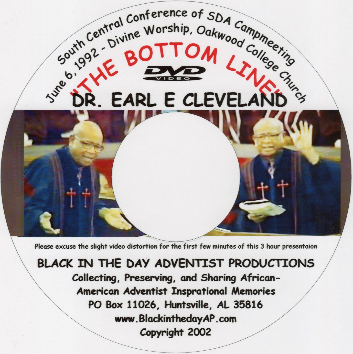 Earl E. Cleveland - "The Bottom Line"