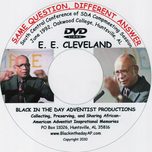 Earl E. Cleveland - "Same Question, Different Answer"