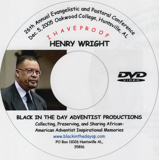 Henry Wright - "I Have Proof"