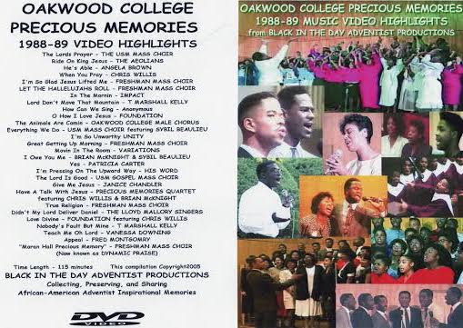 1988-1989 Oakwood College Precious Memories Highlights